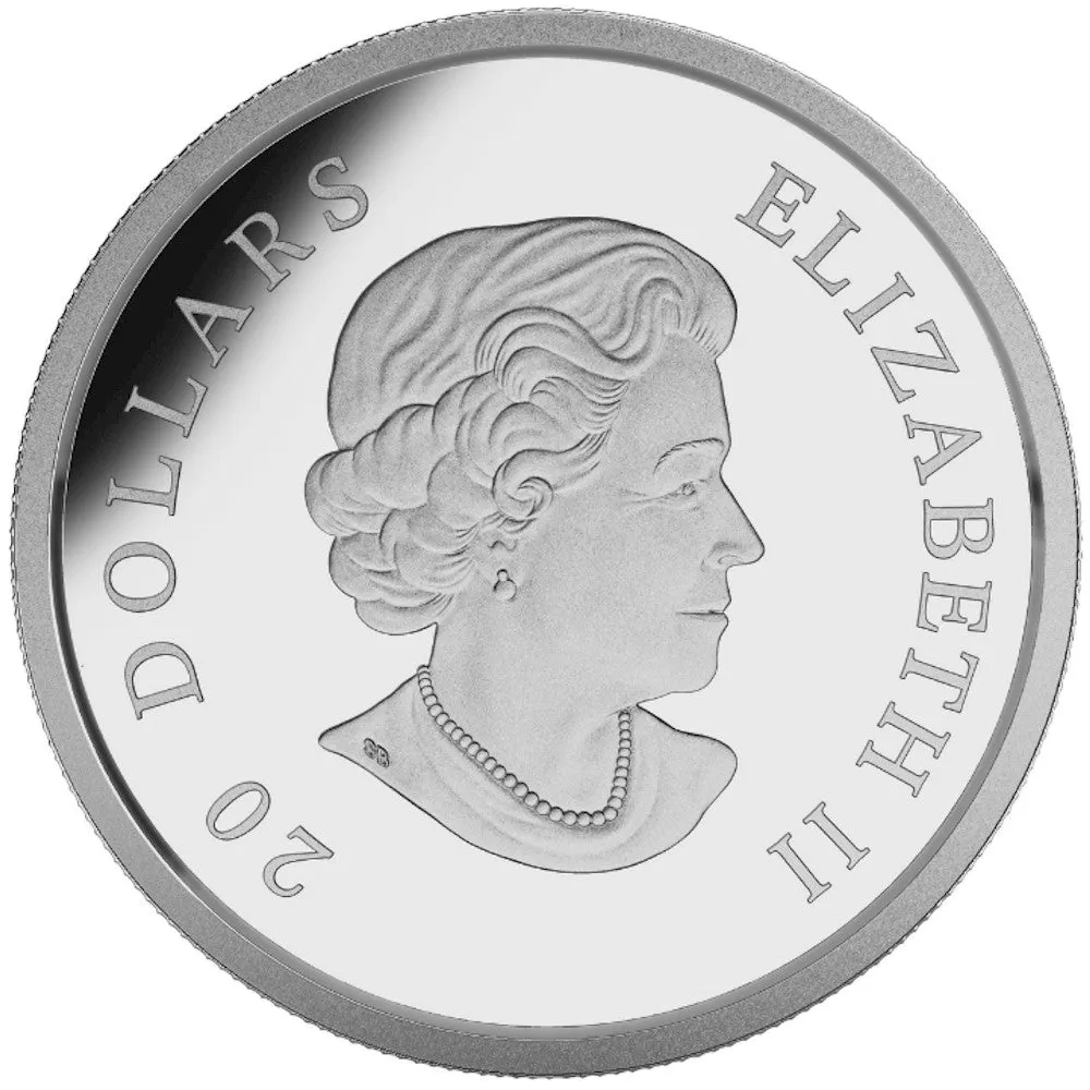 2015 Canada $20 Misty Morning Mule Deer Fine Silver (No Tax)