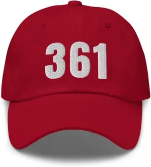 361 Hat Corpus Christi TX Hat Mobile Area Code 361 Dad Cap Embroidered Dad Hat Baseball Cap