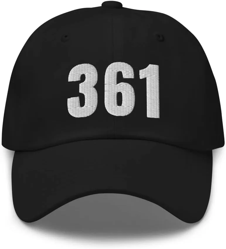 361 Hat Corpus Christi TX Hat Mobile Area Code 361 Dad Cap Embroidered Dad Hat Baseball Cap