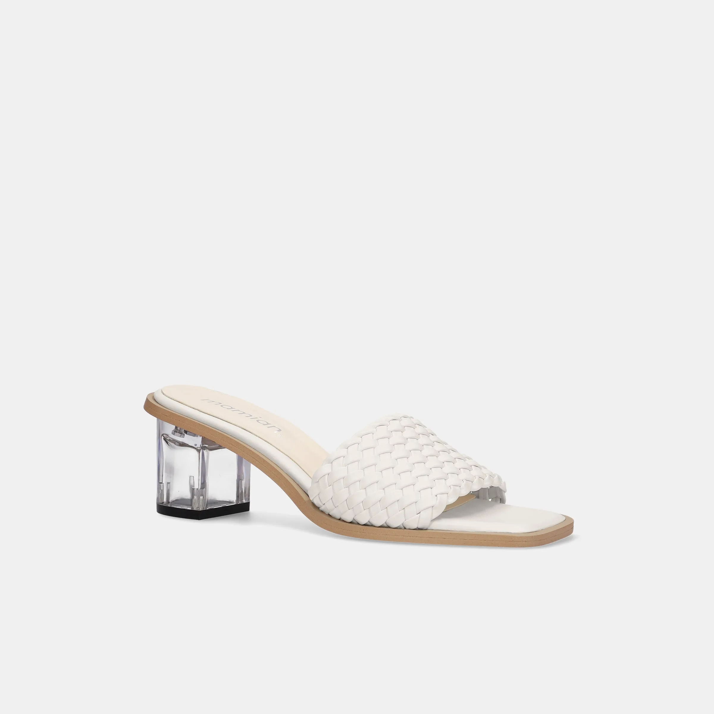 40% OFF: 2022SS: Wide Band Clear Heel Mule (m50002) Black
