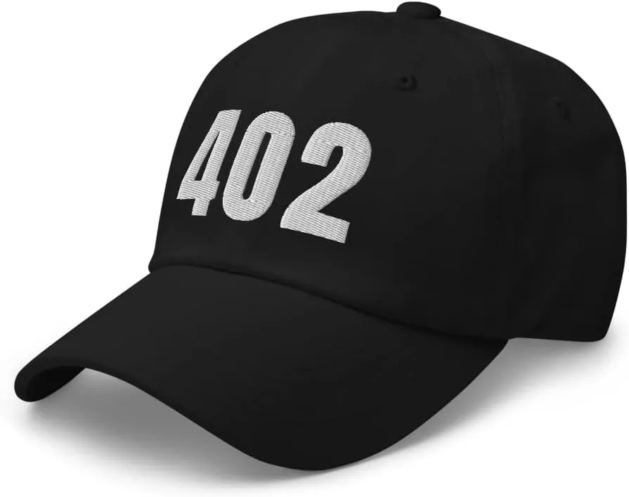402 Hat Omaha NE Hat Mobile Telephone Area Code 402 Dad Cap Embroidered Dad Hat Baseball Cap