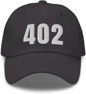 402 Hat Omaha NE Hat Mobile Telephone Area Code 402 Dad Cap Embroidered Dad Hat Baseball Cap