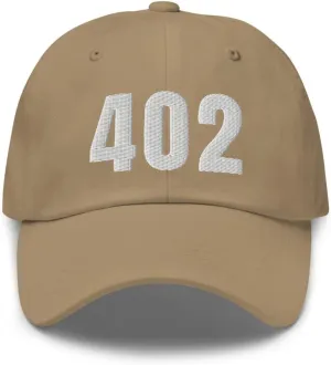 402 Hat Omaha NE Hat Mobile Telephone Area Code 402 Dad Cap Embroidered Dad Hat Baseball Cap