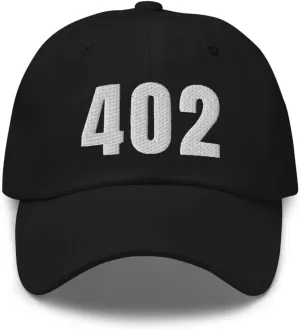 402 Hat Omaha NE Hat Mobile Telephone Area Code 402 Dad Cap Embroidered Dad Hat Baseball Cap