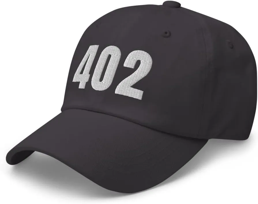 402 Hat Omaha NE Hat Mobile Telephone Area Code 402 Dad Cap Embroidered Dad Hat Baseball Cap