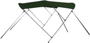 7.6 oz Green 3 Bow Round Tube Boat Bimini TOP Sunshade Compatible for STACER 429 PROLINE 2013-2017