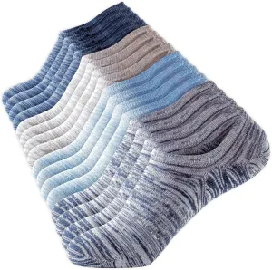 8 Pairs Mens No Show Socks Invisible Low Cut Ankle Short Loafer Boat Socks Nonslip Cotton Socks