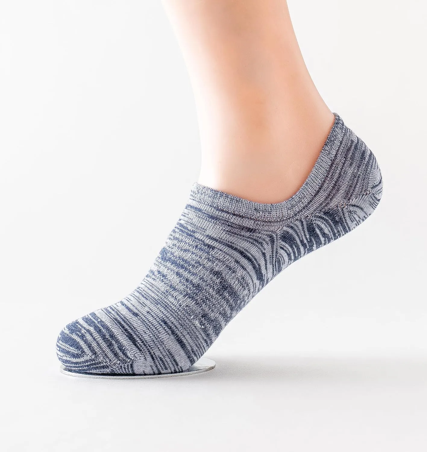 8 Pairs Mens No Show Socks Invisible Low Cut Ankle Short Loafer Boat Socks Nonslip Cotton Socks