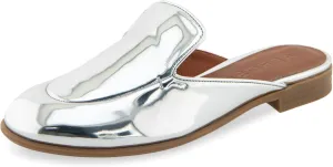 Aerosoles Women's Wilda Mule, Silver Mirror Faux Leather, 10