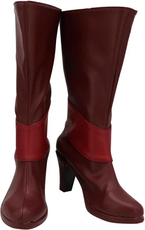 Alastor Cosplay Shoes Boot Anime Role Play Halloween Carnival Party Shoes for Women Girls