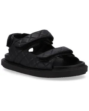 ALOHAS Hook-Loop Leather Sandal