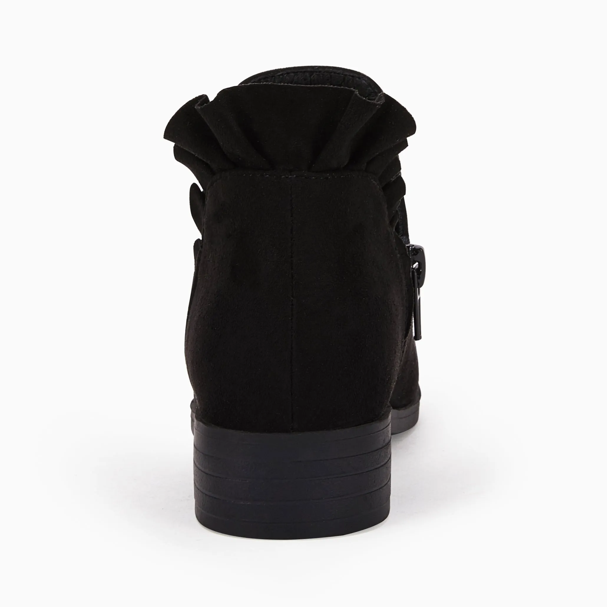 Ankle Heel Kids Girls Final hours Boots Comprehensive product line Block Cutout Booties Short Chunky Ruffle