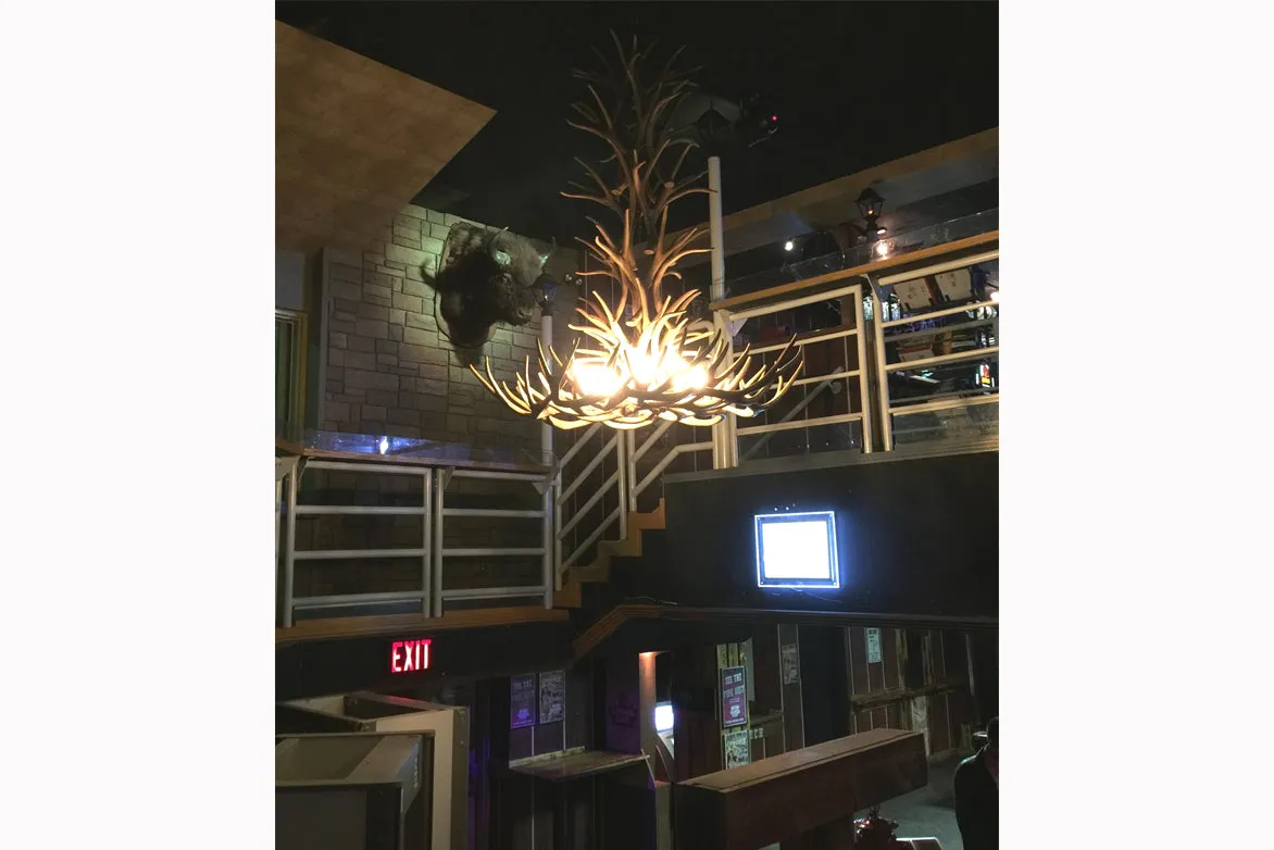 Antler Chandelier - 12 Light L Mule (37"W x 40"H)