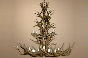 Antler Chandelier - 16 Light XL Mule (50"W x 51"H)