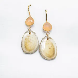 Antler Earring   Stone