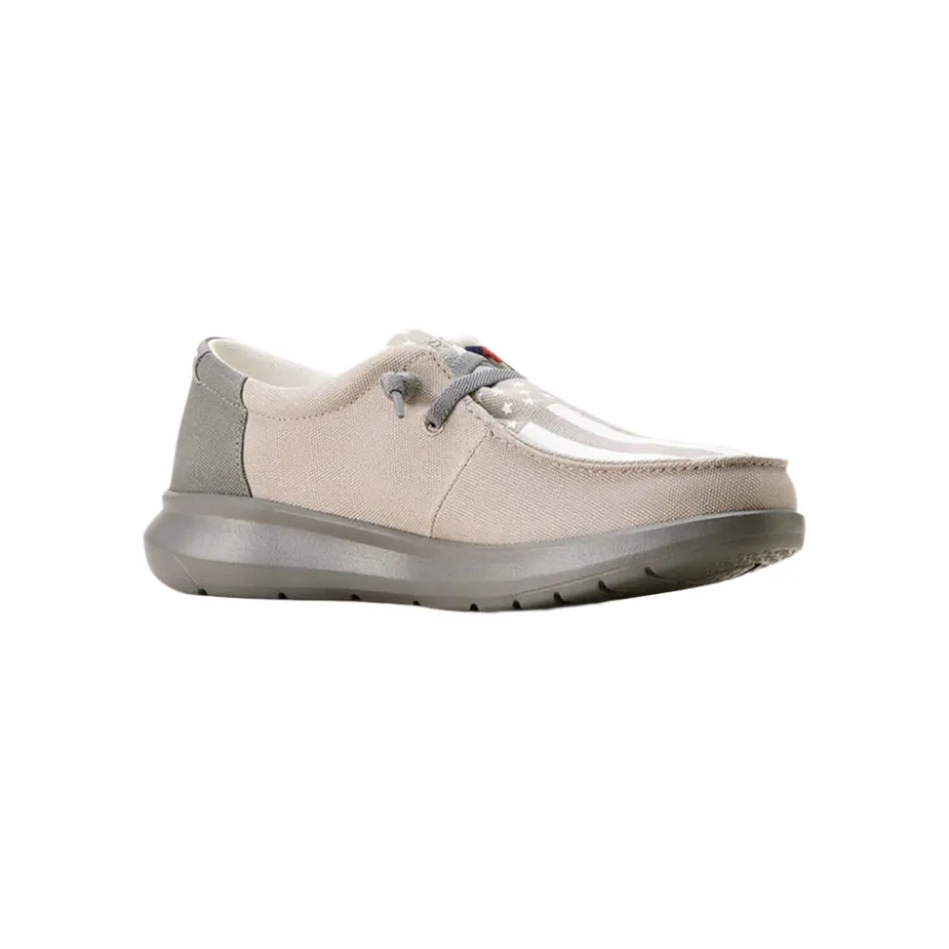 Ariat Men's Grey US Flag Hilo Shoes