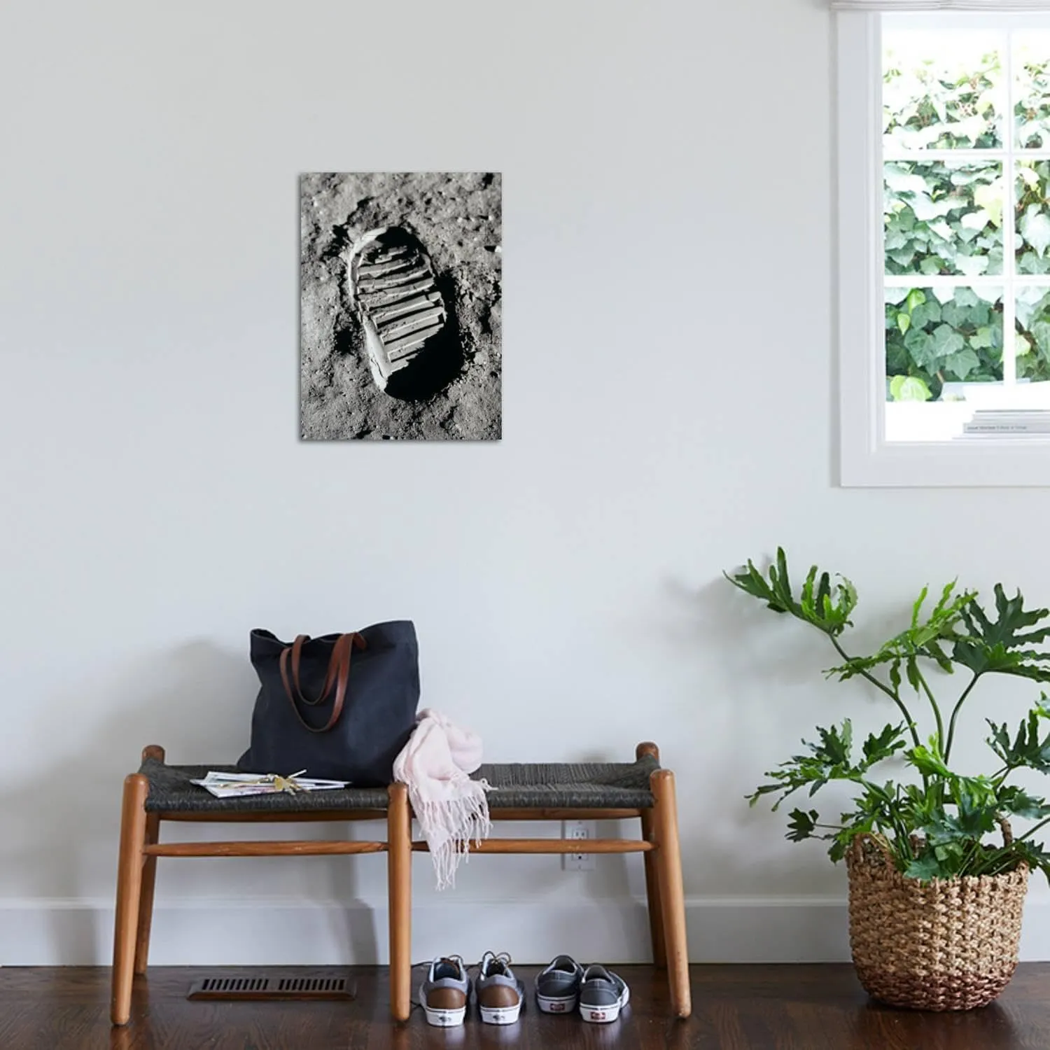 ART.COM Wall Photo Apollo 11 Boot Print on the Moon. July 20, 1969, 18" x 24"