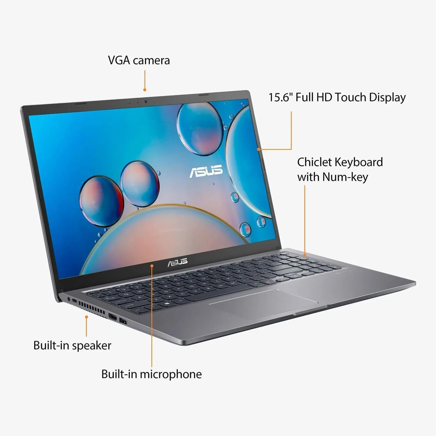 ASUS VivoBook Business Laptop, 15.6" FHD 1920x1080 Display, Core i3-1115G4 (Beats i7-8550U), 20GB RAM, 1TB PCIe SSD, Long Battery Life, SonicMaster Audio, HDMI, Thin & Light, Windows 11 Home