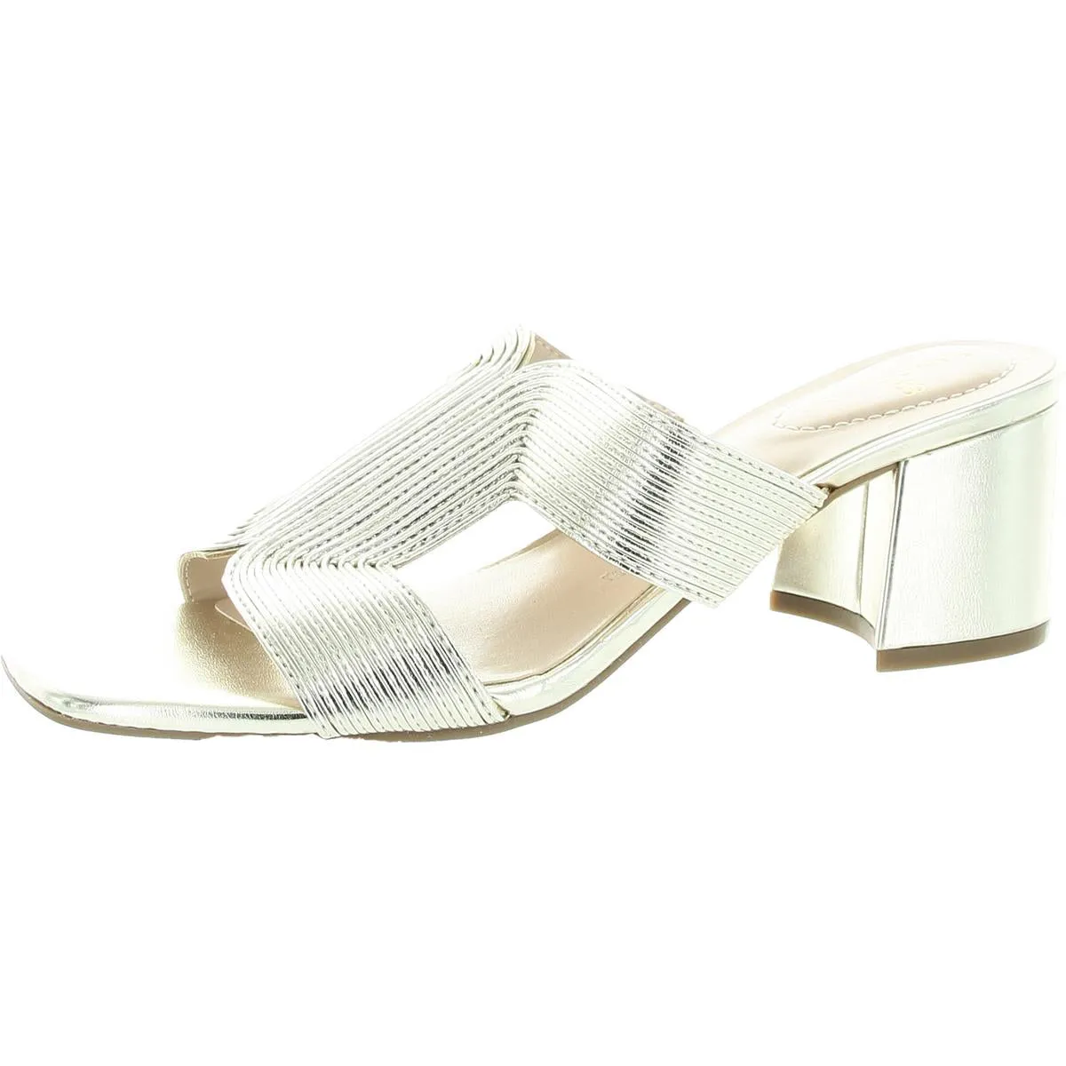 Bandolino Womens MERILY3 Laceless Woven Mule Sandals