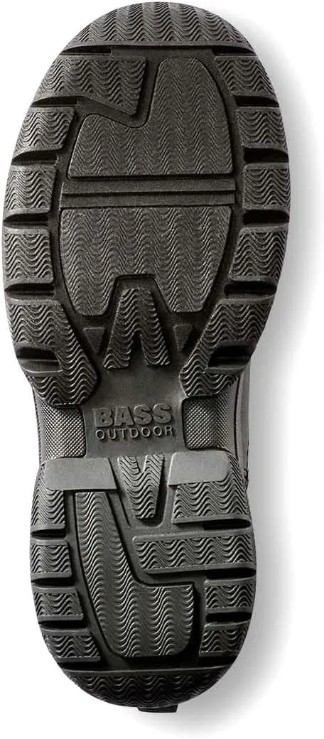 BASS OUTDOOR Women's Leather Slip on Cushioned Insole Water Resistant Boot Hiking