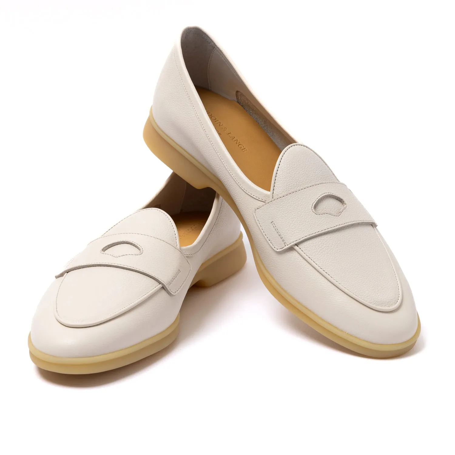 Baudoin & Lange x MJ: Stride-Loafer "Penny" aus Kalbsleder - Handmade