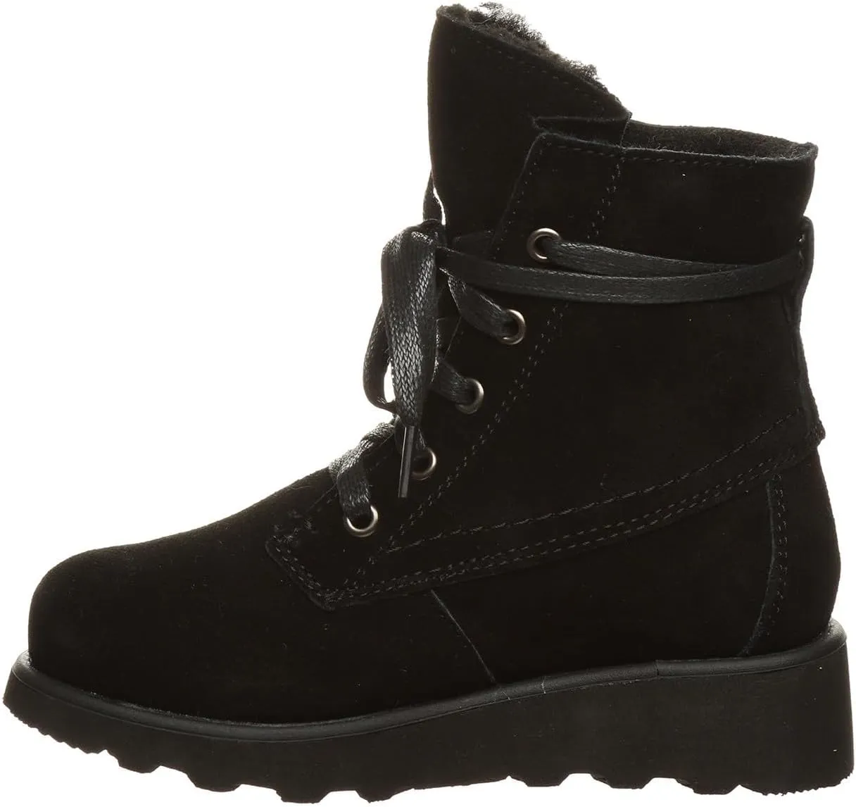BEARPAW Krista Youth Boot - Classic Suede Slip On Winter Boot in Multiple Colors