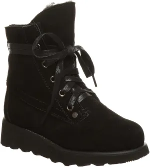 BEARPAW Krista Youth Boot - Classic Suede Slip On Winter Boot in Multiple Colors