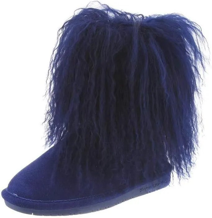 BEARPAW Toddler Boo Multiple Colors | Toddler's Boot Classic Suede | Toddler's Slip On Boot | Comfortable Winter Boot