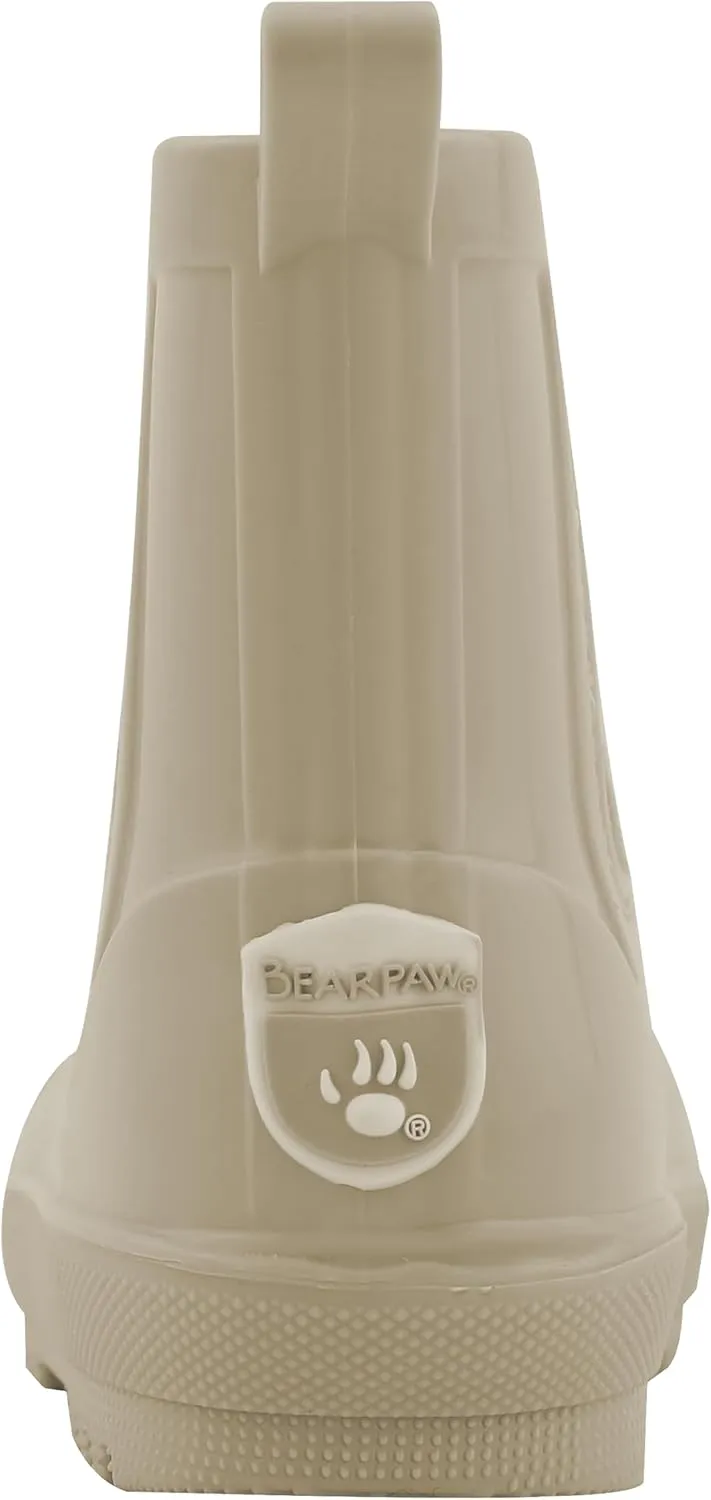 BEARPAW Toddler Rain Boots, Waterproof Rubber Kids Rainboot, Girls/Boys Light Water Shoes for Muddy Park/Hiking