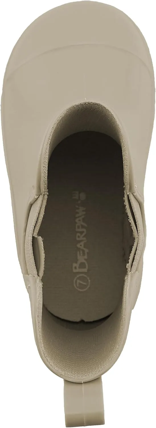 BEARPAW Toddler Rain Boots, Waterproof Rubber Kids Rainboot, Girls/Boys Light Water Shoes for Muddy Park/Hiking