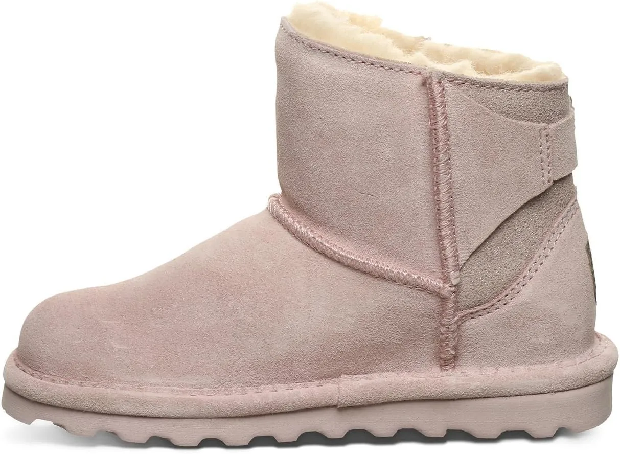 BEARPAW Women's Betty Youth Multiple Colors | Youth 's Ankle Boot | Youth 's Slip On Boot | Comfortable Winter Boot