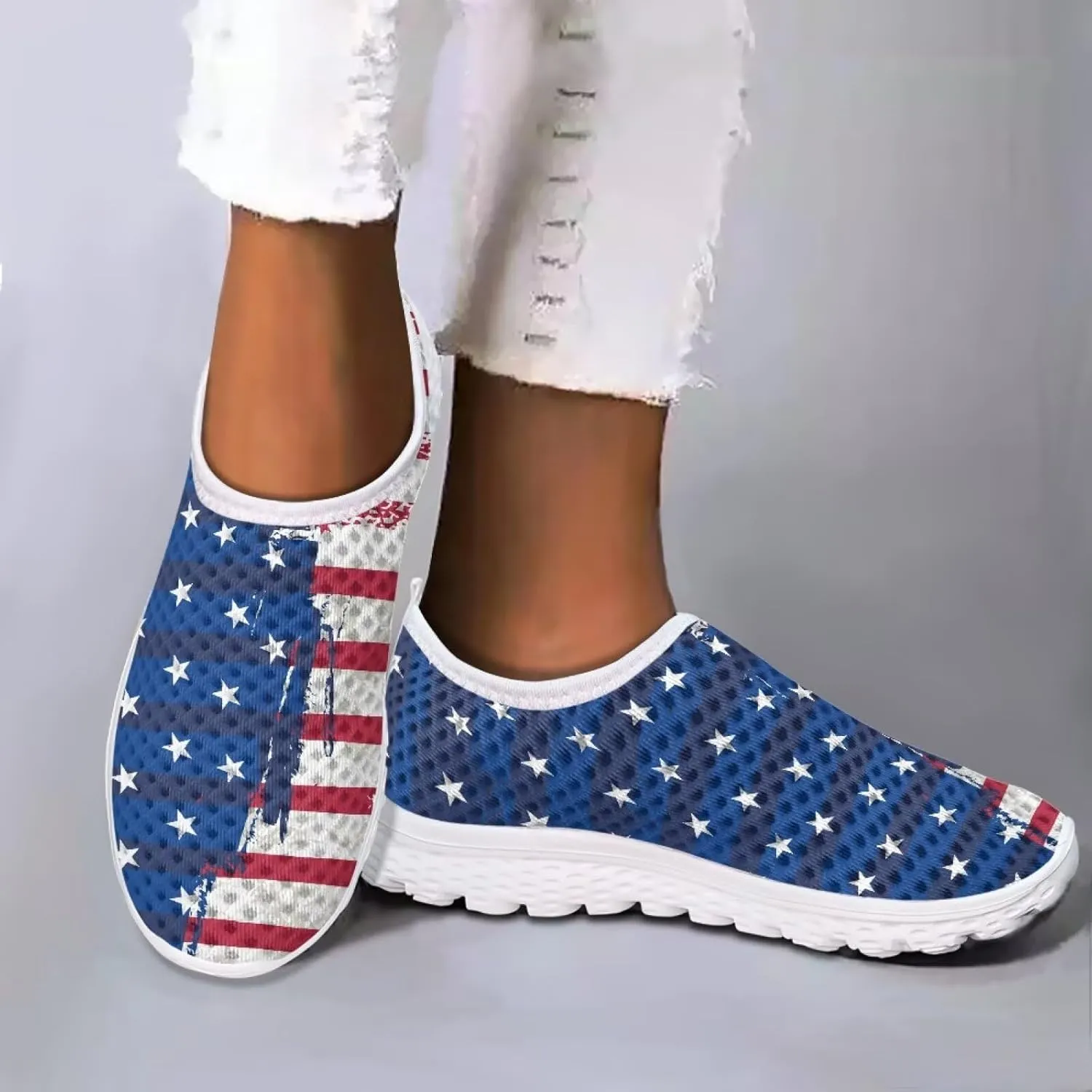 Belidome Slip On Sneakers Clipper Shoes for Women Men Casual Comfortable Walking Running Footwear