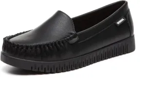 Bernal Loafers for Women Slip On Penny Loafers Hollow Out Breathable Slip On Flat Shoes Work Walking Shoes with Buckle