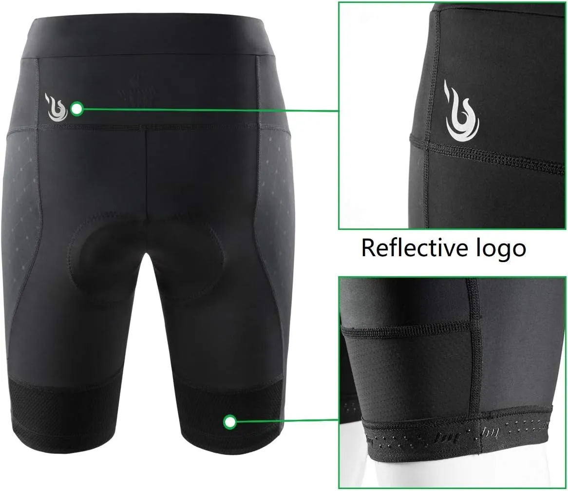 beroy Women Breathable Bike Shorts, Cycling Shorts with 3D Gel Pad