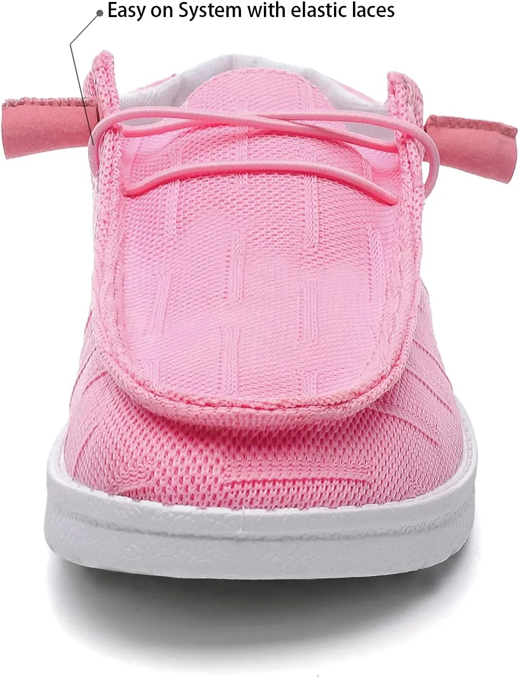 Betrue Women's Lightweight Boat Shoes, Casual Loafers, Slip On Deck Shoes, Breathable Canvas Sneakers