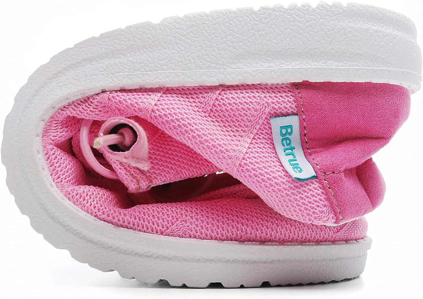 Betrue Women's Lightweight Boat Shoes, Casual Loafers, Slip On Deck Shoes, Breathable Canvas Sneakers
