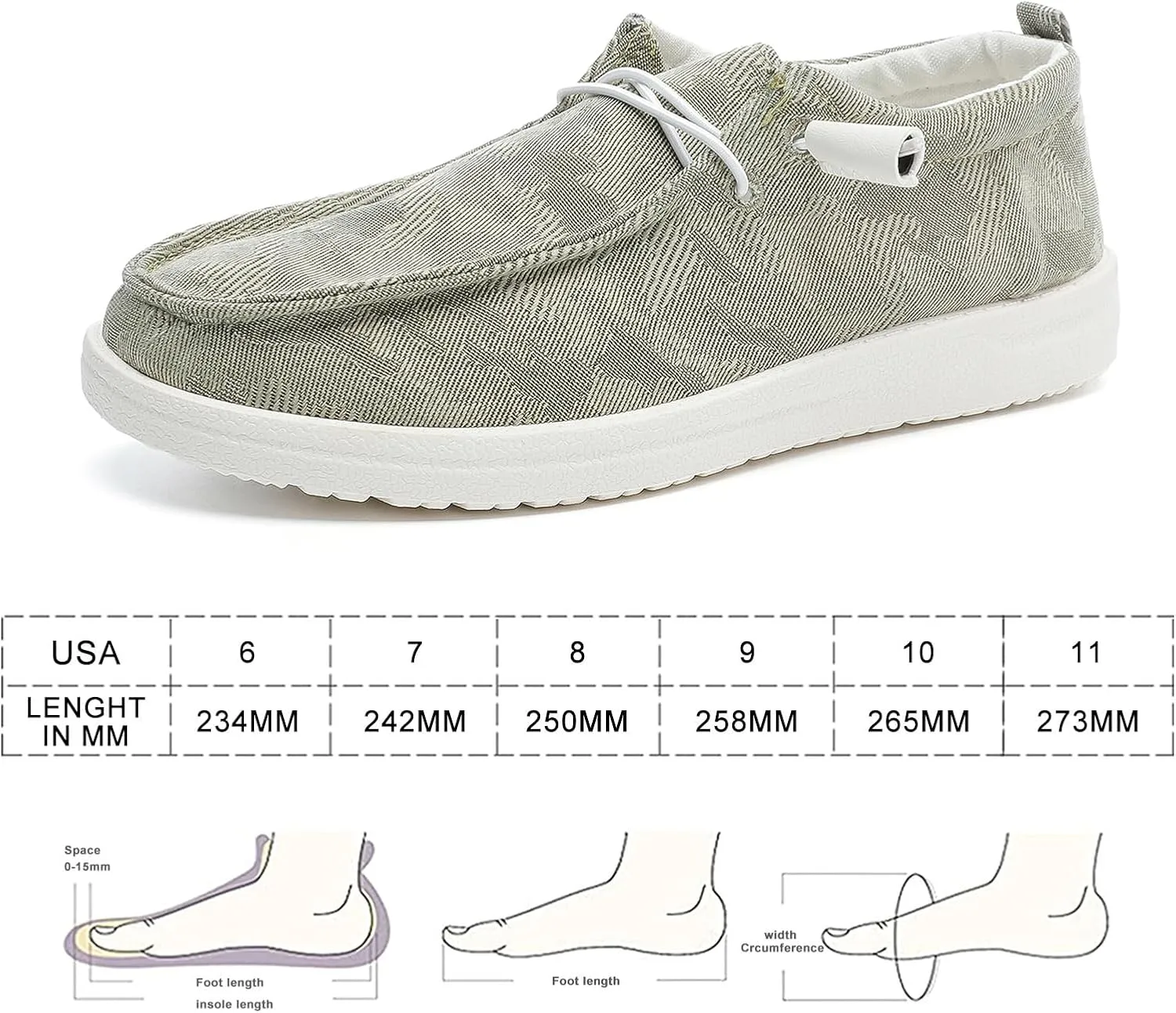 Betrue Women's Lightweight Boat Shoes, Casual Loafers, Slip On Deck Shoes, Breathable Canvas Walking Shoes