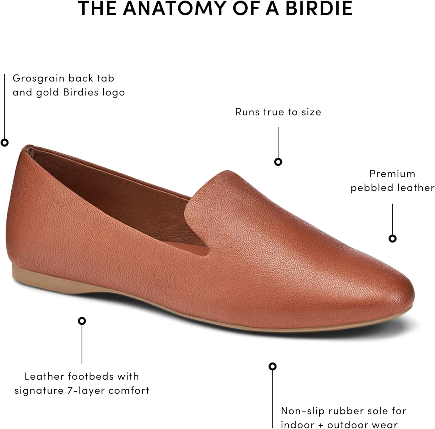 Birdies Women's Starling, Slip-On Flats, Comfortable Casual Dressy Shoes
