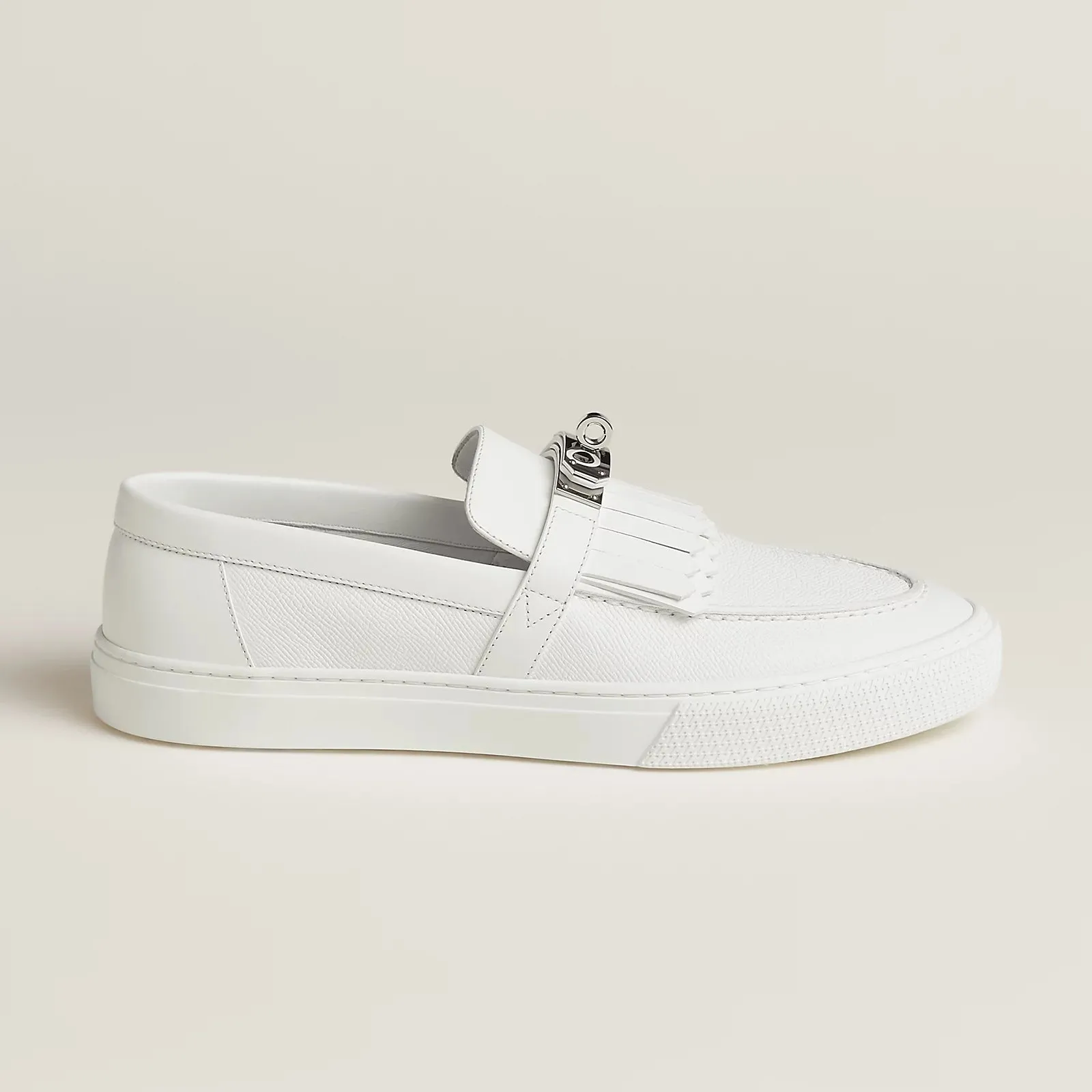 Blanc Fringe Game slip-on sneaker