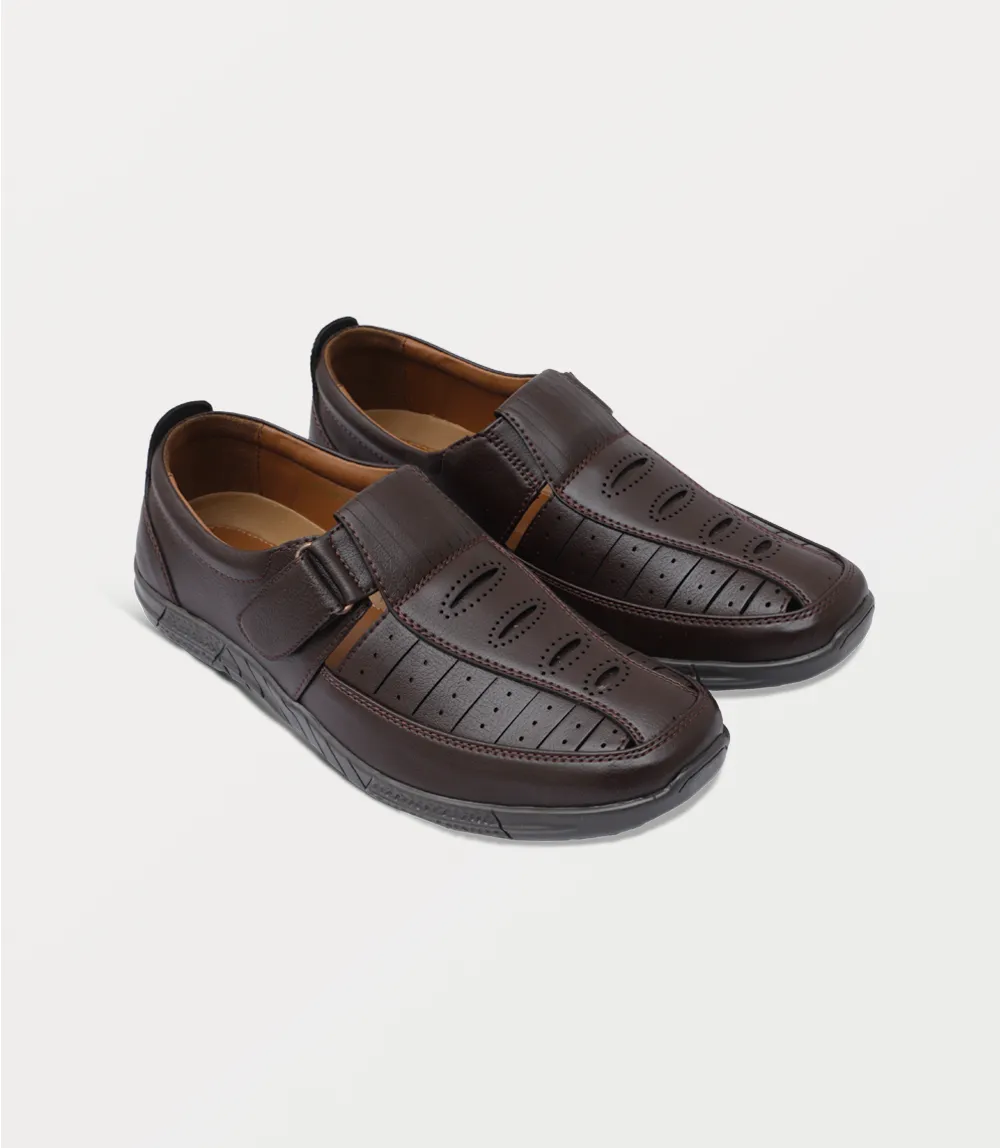BM6866-BROWN-Men Sandal