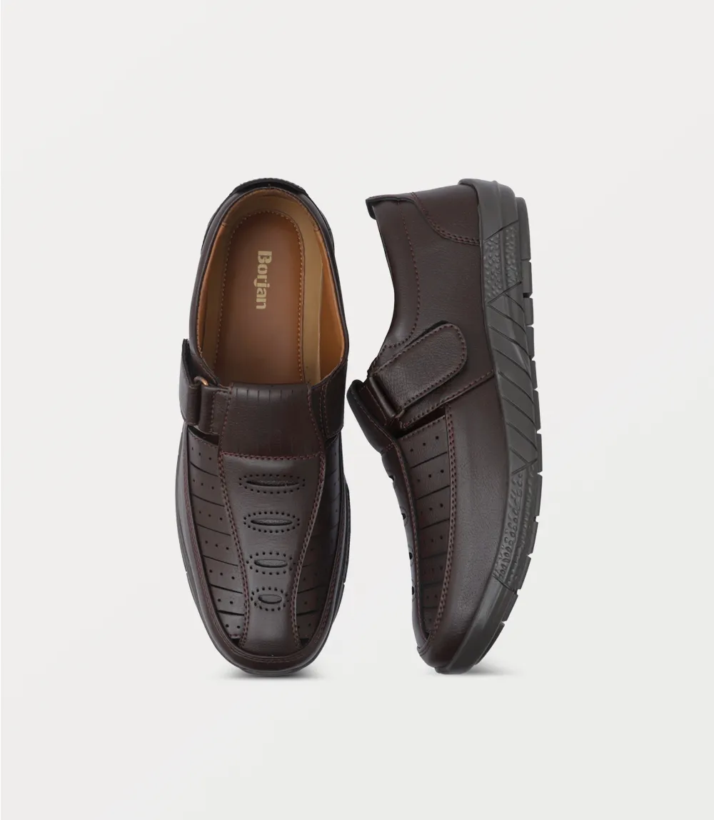 BM6866-BROWN-Men Sandal