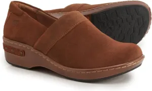 Born Bailie Closed-Back Suede Clogs, Brown (US 7)