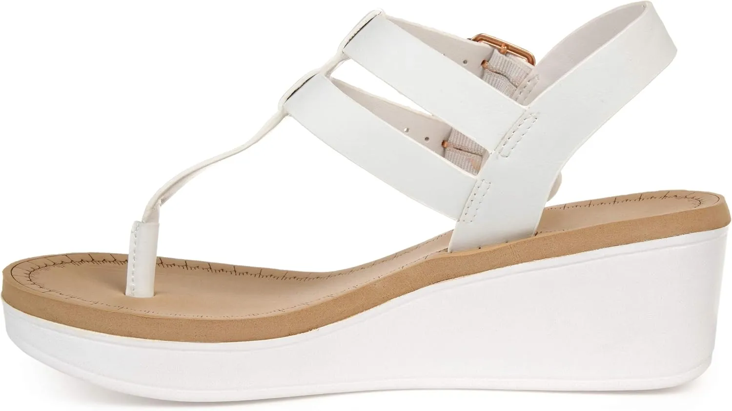 Brinley Co Women's Bianca Wedge Sandal