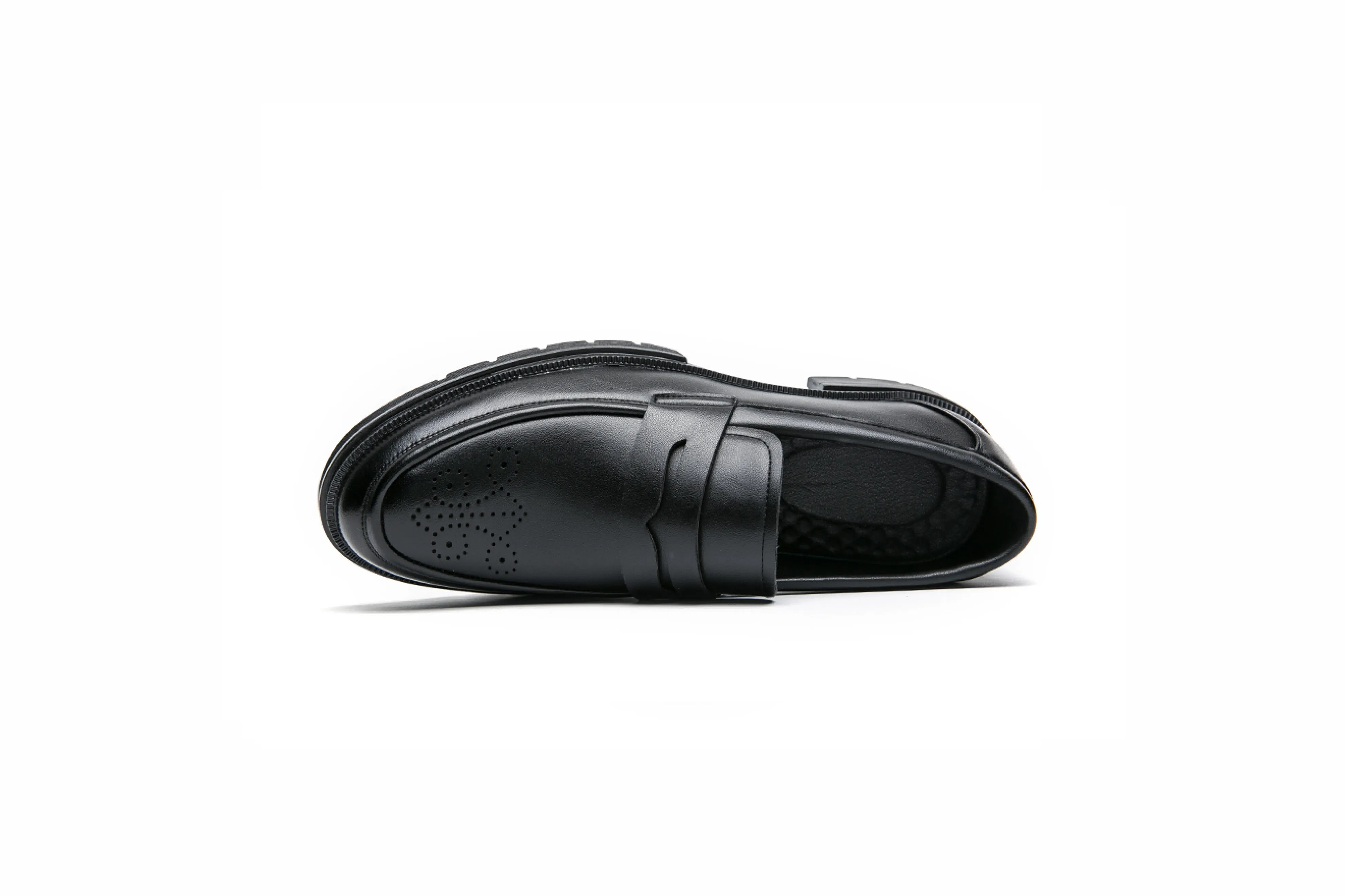 Brogued Slip-On Casual Loafers