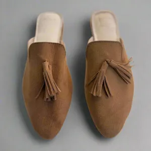 Brown Tassel Mule