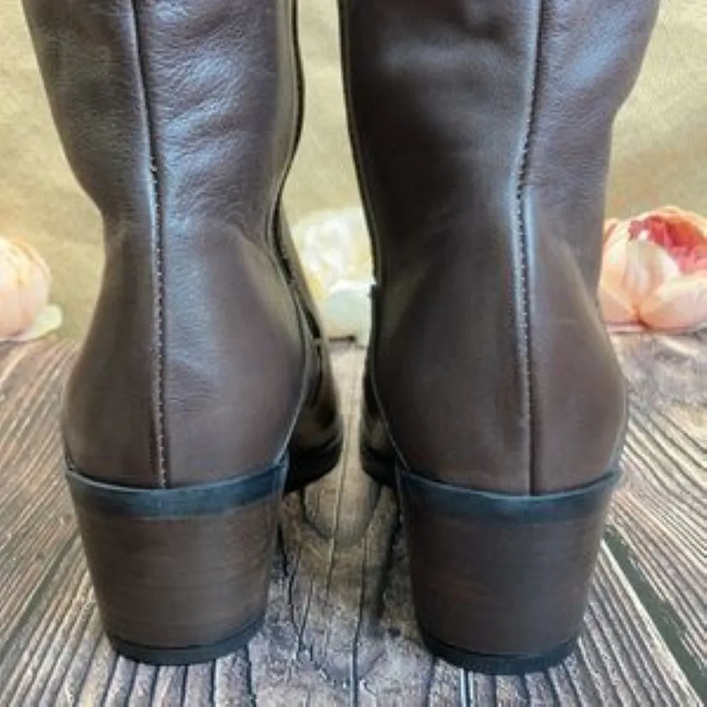 Bueno Brown Leather Curious Boots 37M
