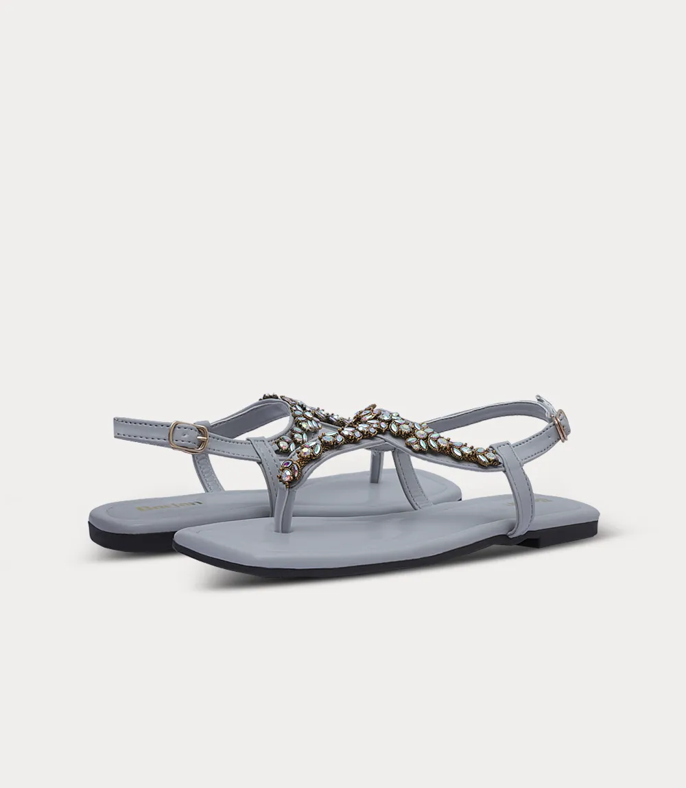 BW10421-GREY-Women Sandal