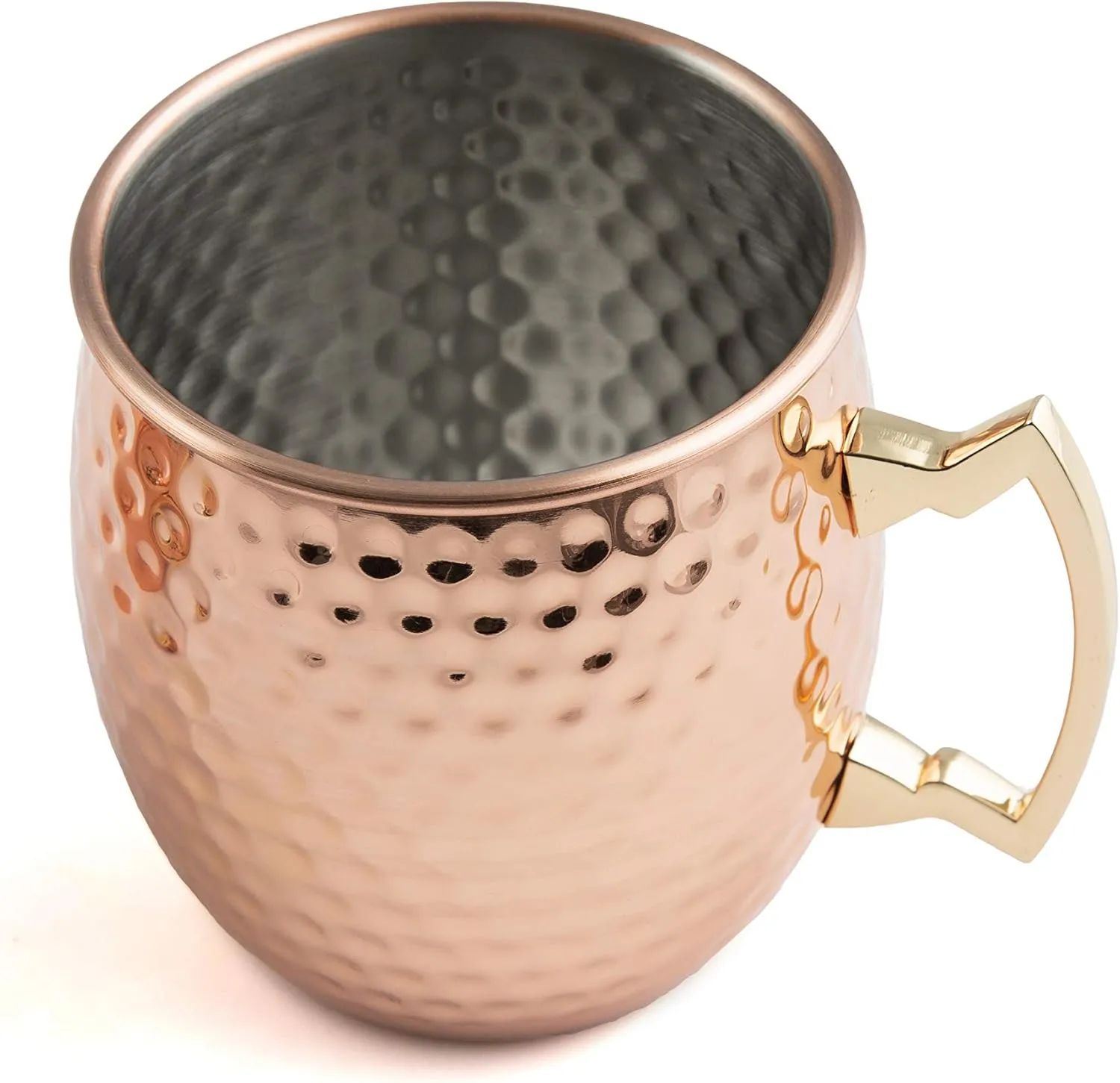 Cambridge Hammered Copper Silversmiths Moscow Mule, Set of 4, 20 Ounce, 4-PIECE