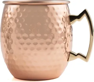 Cambridge Hammered Copper Silversmiths Moscow Mule, Set of 4, 20 Ounce, 4-PIECE