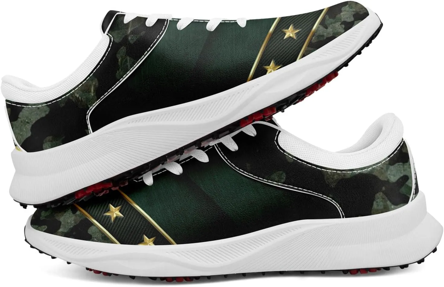 Camouflage Running Shoes Tennis Shoes Slip On Fashion Sneaker Breathable Lightweight Athletic Walking Shoes